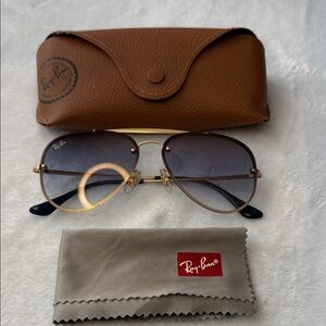 Ray-Ban Made in Italy RB3584-N 9140/05 58[]13 145 2N Gold Sunglasses